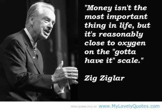 پول مهمترین چیز در زندگی. نیست … … هر چند به لحاظ اهمیت خیلی به. اکسیژن شبیه است!